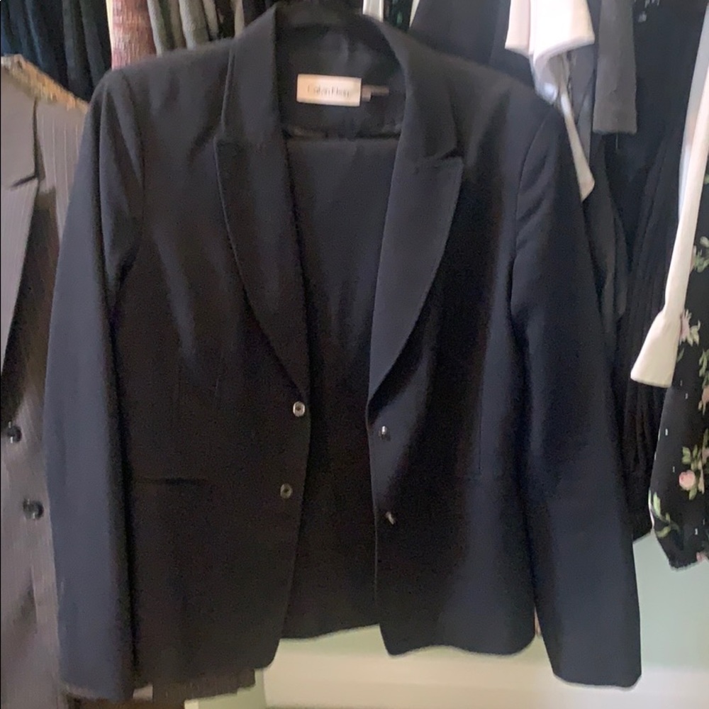 Women’s navy pant suit